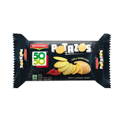 Britannia Biscuits 50 50 Potazoz Chilli American